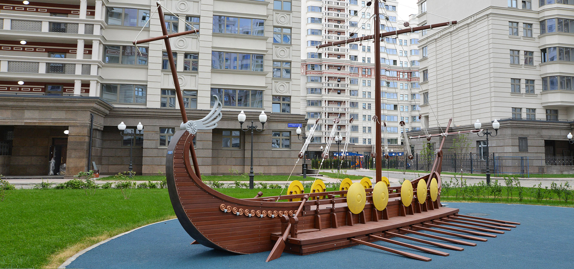 Детская площадка корабль Галера ООО Свид
