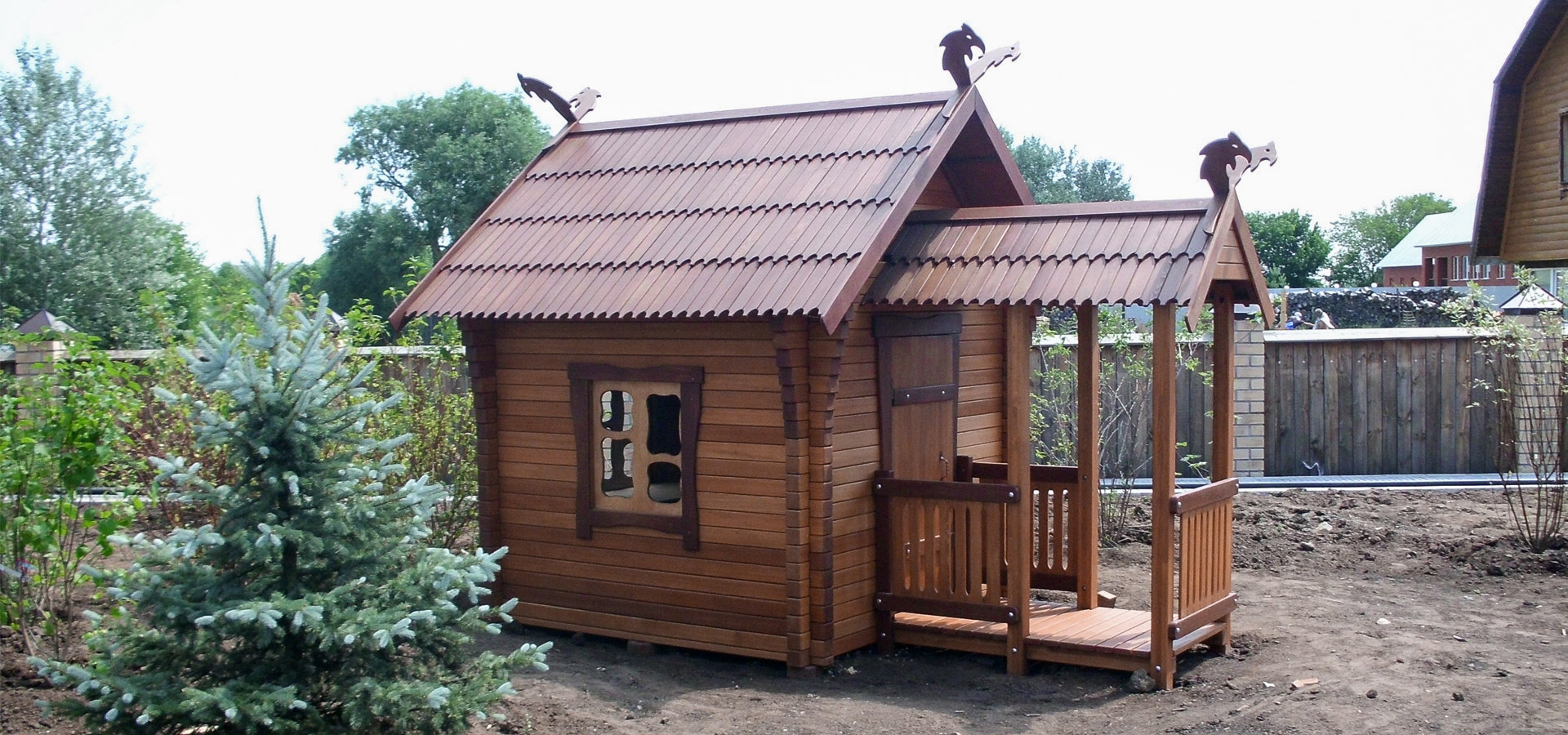 Домик для детей деревянный со сказочным дизайном от СвидЪ